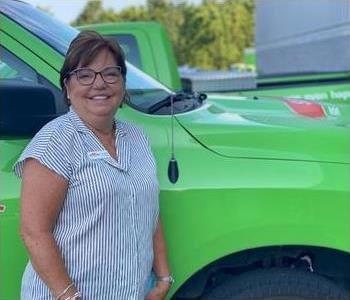 Karen Clifton, team member at SERVPRO of Chesterfield and Tri-Cities Plus