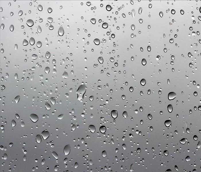 window, glass, rain drops