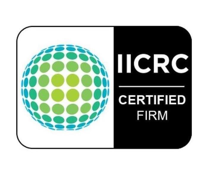 IICRC logo, IICRC certified firm